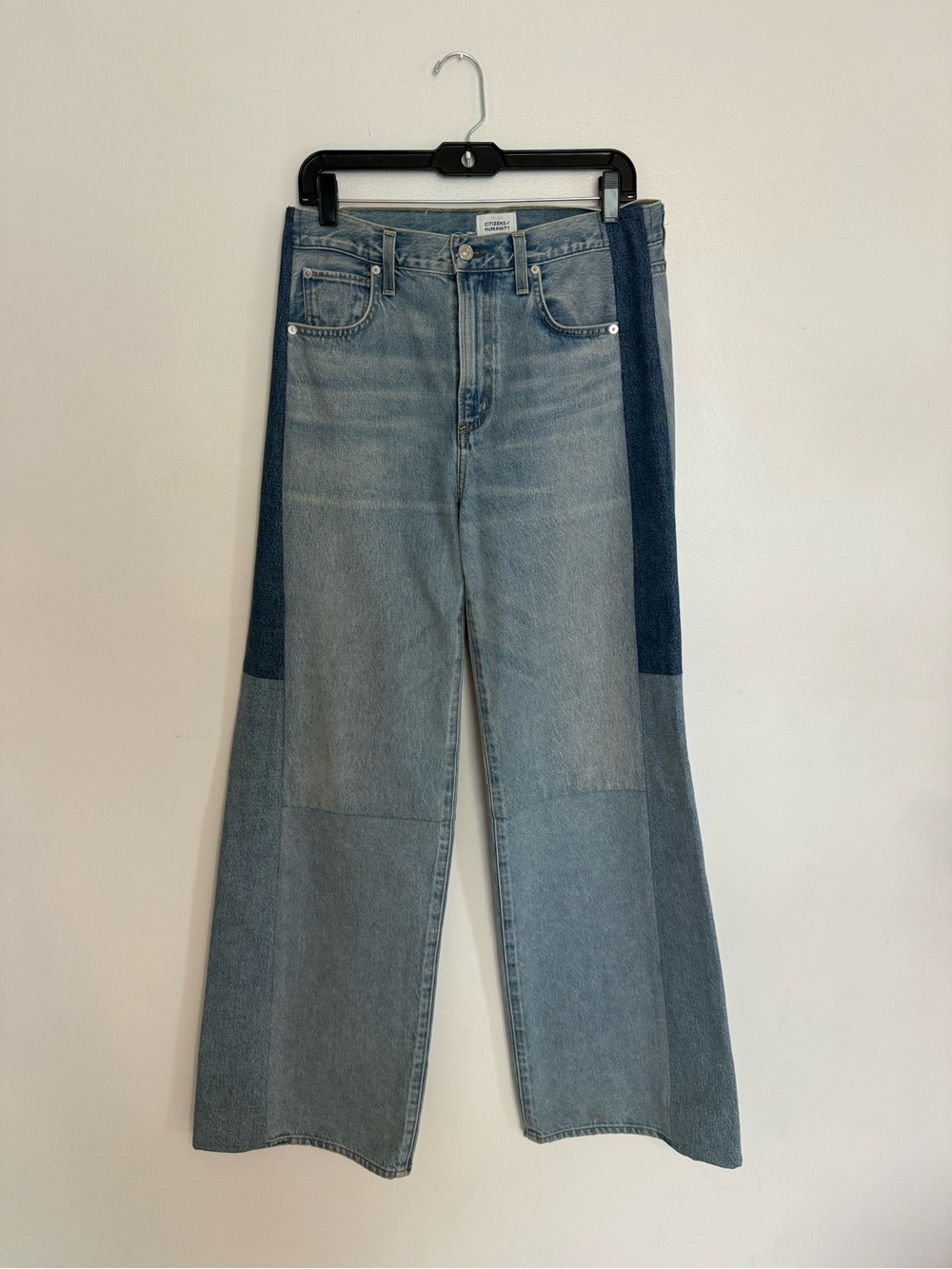 Citizens Of Humanity Jeans Paloma Reworked Wide Leg in Blue - Picture 6 of 11